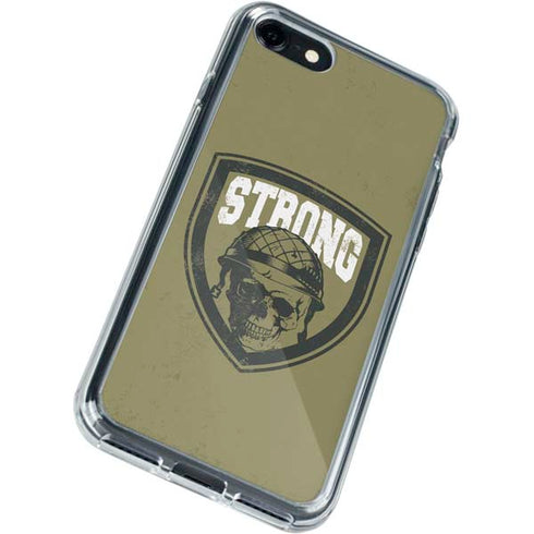 Military Strong iPhone SE (2nd & 3rd Gen) Clear Case
