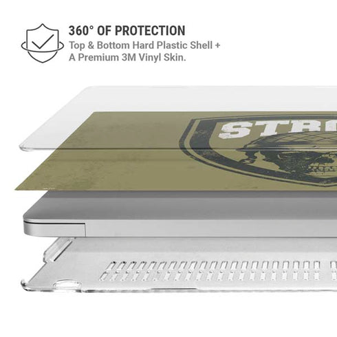 Military Strong MacBook Air 15in (2023-2025) Case plus Skin