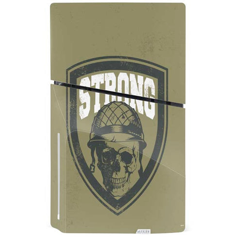 Military Strong PS5 Slim Disk Console Skin