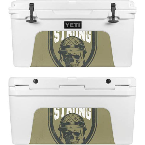Military Strong YETI Tundra 75 Hard Cooler Skin