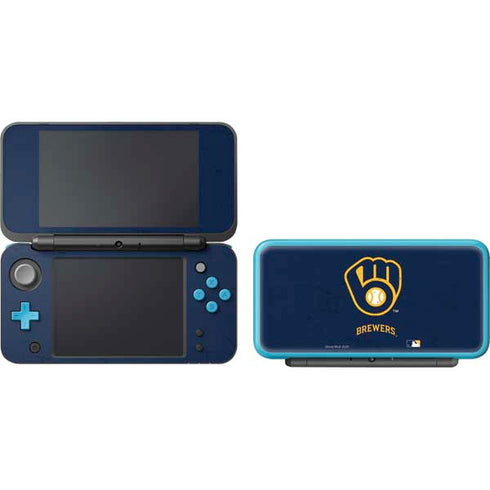 MLB Milwaukee Brewers - Solid Distressed Nintendo 2DS XL (2017) Skin