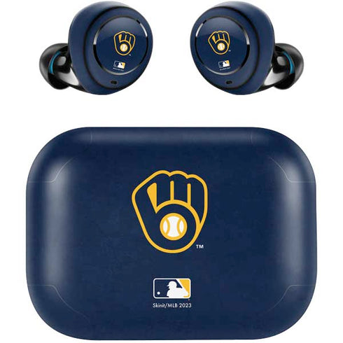 MLB Milwaukee Brewers - Solid Distressed Amazon Echo Buds Skin