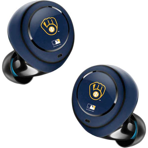 MLB Milwaukee Brewers - Solid Distressed Amazon Echo Buds Skin