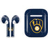 MLB Milwaukee Brewers - Solid Distressed Apple AirPods 2 Skin