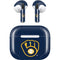 MLB Milwaukee Brewers - Solid Distressed Apple AirPods (3rd Gen 2021) Skin