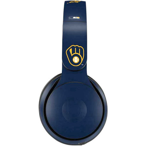 MLB Milwaukee Brewers - Solid Distressed Beats Solo Pro Skin