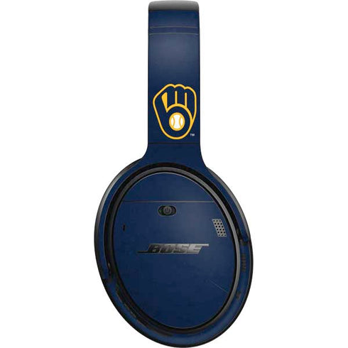 MLB Milwaukee Brewers - Solid Distressed Bose QuietComfort 35 Headphones Skin