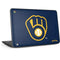MLB Milwaukee Brewers - Solid Distressed HP Chromebook Skin