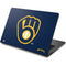 MLB Milwaukee Brewers - Solid Distressed Dell Chromebook Skin