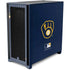 MLB Milwaukee Brewers - Solid Distressed Corsair 4000D Tempered Glass Mid-Tower ATX Case Skin