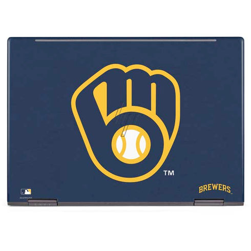 MLB Milwaukee Brewers - Solid Distressed HP Envy Skin