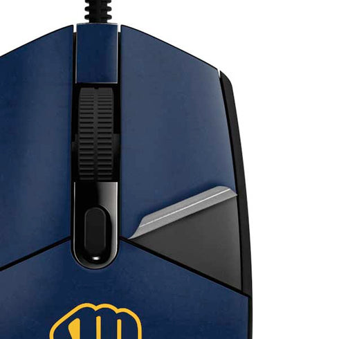 MLB Milwaukee Brewers - Solid Distressed G203 Prodigy RGB Wired Gaming Mouse Skin