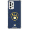 MLB Milwaukee Brewers - Solid Distressed Galaxy A33 5G Clear Case