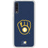 MLB Milwaukee Brewers - Solid Distressed Galaxy A50 Clear Case