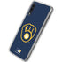 MLB Milwaukee Brewers - Solid Distressed Galaxy A50 Clear Case
