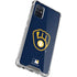 MLB Milwaukee Brewers - Solid Distressed Galaxy A51 5G Clear Case