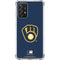 MLB Milwaukee Brewers - Solid Distressed Galaxy A72 5G Clear Case