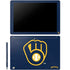 MLB Milwaukee Brewers - Solid Distressed Galaxy Book 12in Skin