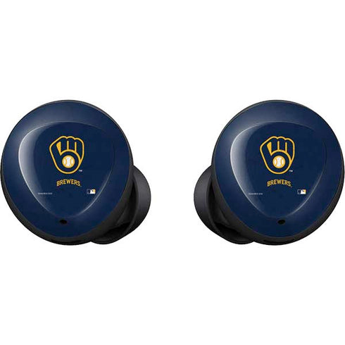MLB Milwaukee Brewers - Solid Distressed Galaxy Buds Skin
