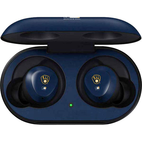 MLB Milwaukee Brewers - Solid Distressed Galaxy Buds Skin