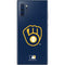 MLB Milwaukee Brewers - Solid Distressed Galaxy Note 10 Plus Skin