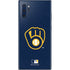 MLB Milwaukee Brewers - Solid Distressed Galaxy Note 10 Plus Skin