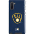 MLB Milwaukee Brewers - Solid Distressed Galaxy Note 10 Pro Case
