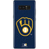 MLB Milwaukee Brewers - Solid Distressed Galaxy Note 8 Skin