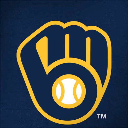 MLB Milwaukee Brewers - Solid Distressed Galaxy Note 8 Skin