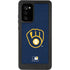 MLB Milwaukee Brewers - Solid Distressed Galaxy Note20 5G Waterproof Case