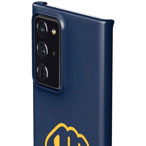 MLB Milwaukee Brewers - Solid Distressed Galaxy Note20 Ultra 5G Lite Case