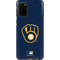 MLB Milwaukee Brewers - Solid Distressed Galaxy S20 Plus Pro Case