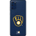 MLB Milwaukee Brewers - Solid Distressed Galaxy S20 Plus Skin