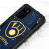 MLB Milwaukee Brewers - Solid Distressed Galaxy S20 Plus Waterproof Case