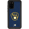 MLB Milwaukee Brewers - Solid Distressed Galaxy S20 Plus Waterproof Case