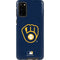 MLB Milwaukee Brewers - Solid Distressed Galaxy S20 Pro Case