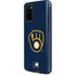 MLB Milwaukee Brewers - Solid Distressed Galaxy S20 Pro Case