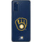 MLB Milwaukee Brewers - Solid Distressed Galaxy S20 Skin