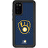 MLB Milwaukee Brewers - Solid Distressed Galaxy S20 Waterproof Case