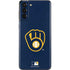 MLB Milwaukee Brewers - Solid Distressed Galaxy S21 Plus 5G Skin