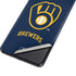 MLB Milwaukee Brewers - Solid Distressed Galaxy S21 Ultra 5G Skin