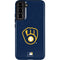 MLB Milwaukee Brewers - Solid Distressed Galaxy S22 Plus Pro Case