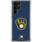 MLB Milwaukee Brewers - Solid Distressed Galaxy S22 Ultra Clear Case
