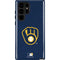 MLB Milwaukee Brewers - Solid Distressed Galaxy S22 Ultra Pro Case