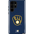 MLB Milwaukee Brewers - Solid Distressed Galaxy S22 Ultra Pro Case