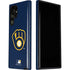 MLB Milwaukee Brewers - Solid Distressed Galaxy S22 Ultra Pro Case