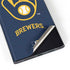 MLB Milwaukee Brewers - Solid Distressed Galaxy S22 Ultra Skin