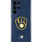 MLB Milwaukee Brewers - Solid Distressed Galaxy S22 Ultra Skin