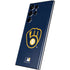 MLB Milwaukee Brewers - Solid Distressed Galaxy S22 Ultra Skin