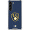 MLB Milwaukee Brewers - Solid Distressed Galaxy S23 Clear Case